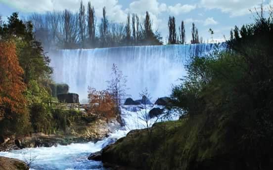 Cabanas Rucalhue Salto Del Laja Cabrero Luaran gambar